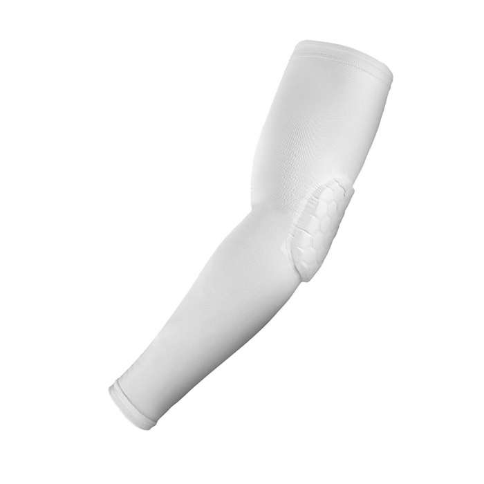 Cotiera cu Tampon de Protectie Luxer, Circumferinta Brat 35-45 cm, Unisex, Negru/Alb, protectie impotriva socurilor cotiere copii hervin intersport decathlon ieftine luxer [7]