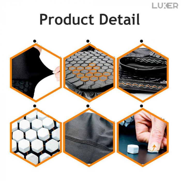 Cotiera cu Tampon de Protectie Luxer, Circumferinta Brat 35-45 cm, Unisex, Negru/Alb, protectie impotriva socurilor cotiere copii hervin intersport decathlon ieftine luxer [7]