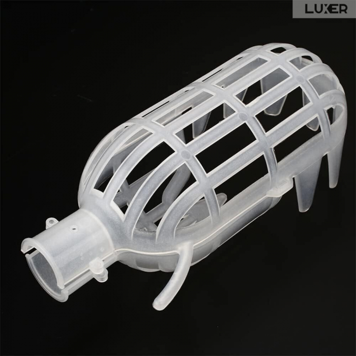 Culegator De Fructe Aflate La Inaltime Luxer, Dimensiuni 20x8 cm, Alb, culecator de fructe cu tija dedeman hornbach gardena leroy merlin pentru mere nuci afine fructe manual [7]