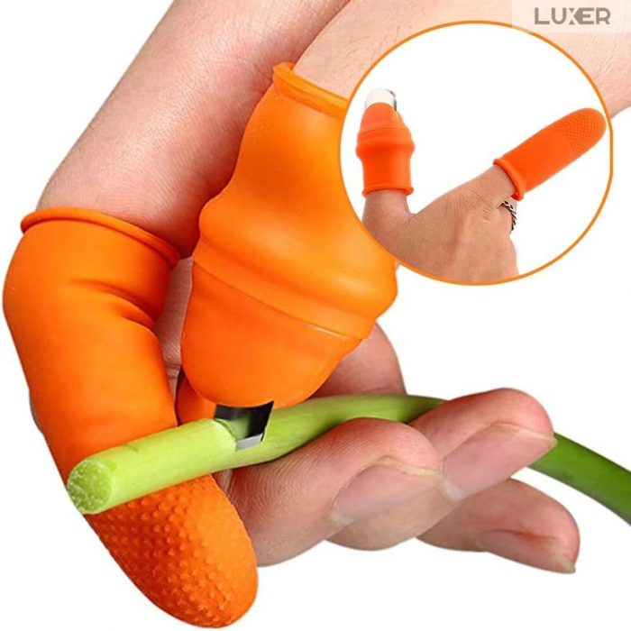 Degetar Cu Lama Pentru Cules Fructe/Legume sau Gradinarit Pentru Barbati, 5 Protectii Din Silicon Degete, Luxer, unelte gradinarit dedeman emag honrnbach jysk leroy luxer [9]
