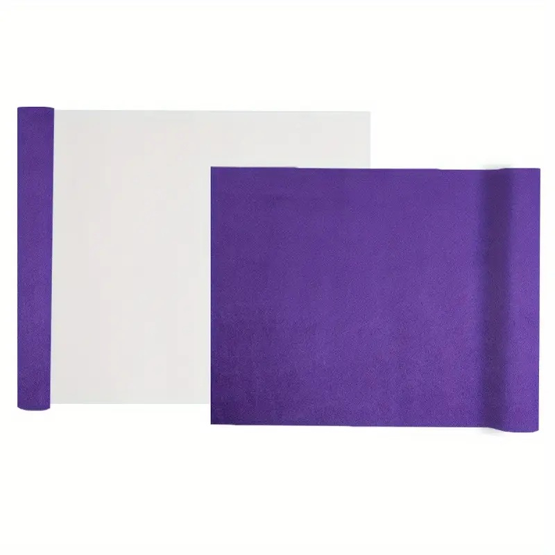 Folie autoadezivă Luxer din piele întoarsă sintetică tip Alcantara, culoare violet, pentru interior auto, mobilă și decor DIY, textură catifelată mată, dimensiuni 150x40 cm. [5]