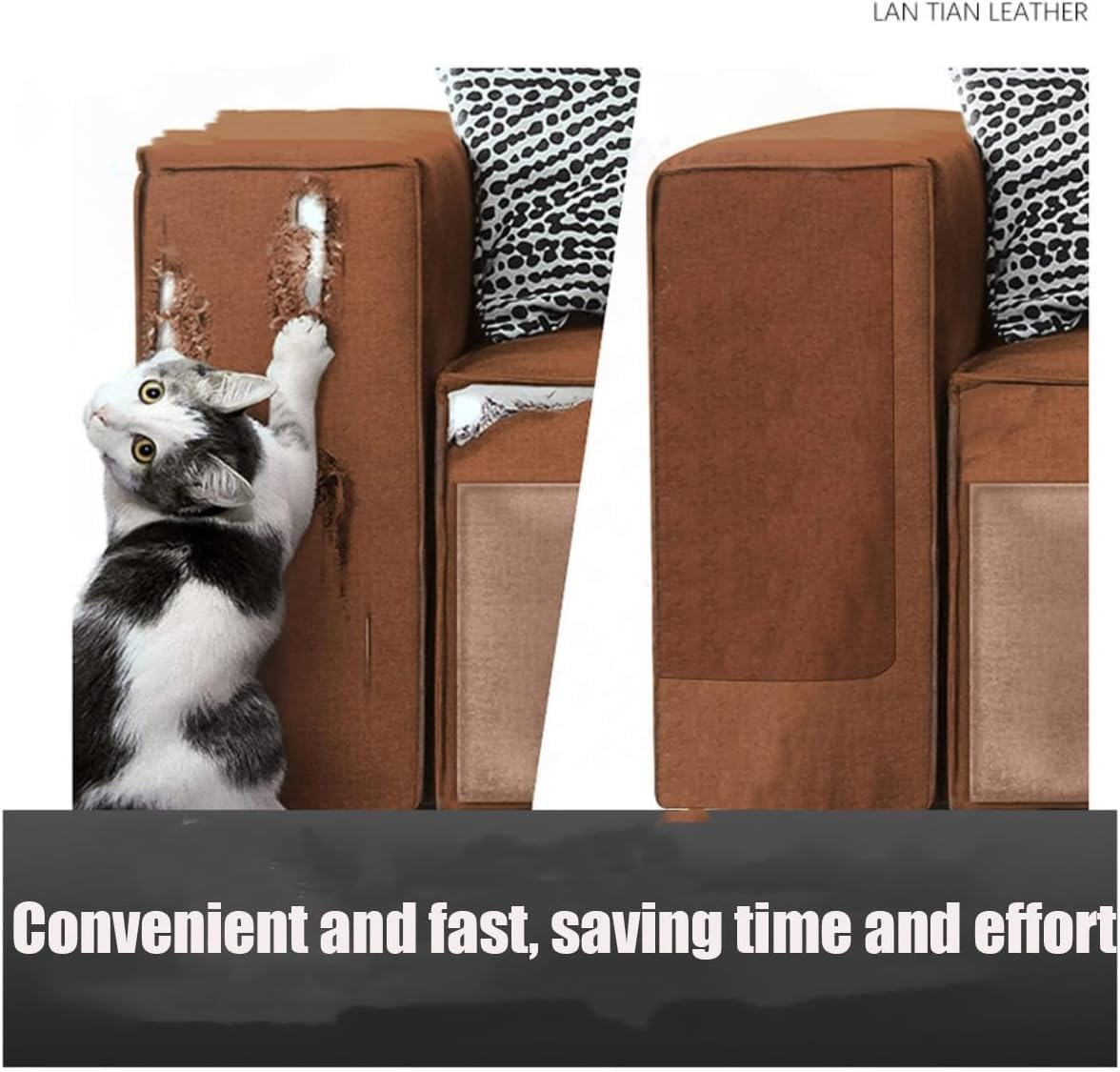 Folie autoadezivă Luxer din piele întoarsă sintetică tip Alcantara, culoare maro deschis, pentru interior auto, mobilă și decor DIY, textură catifelată mată, dimensiuni 150x40 cm. [4]