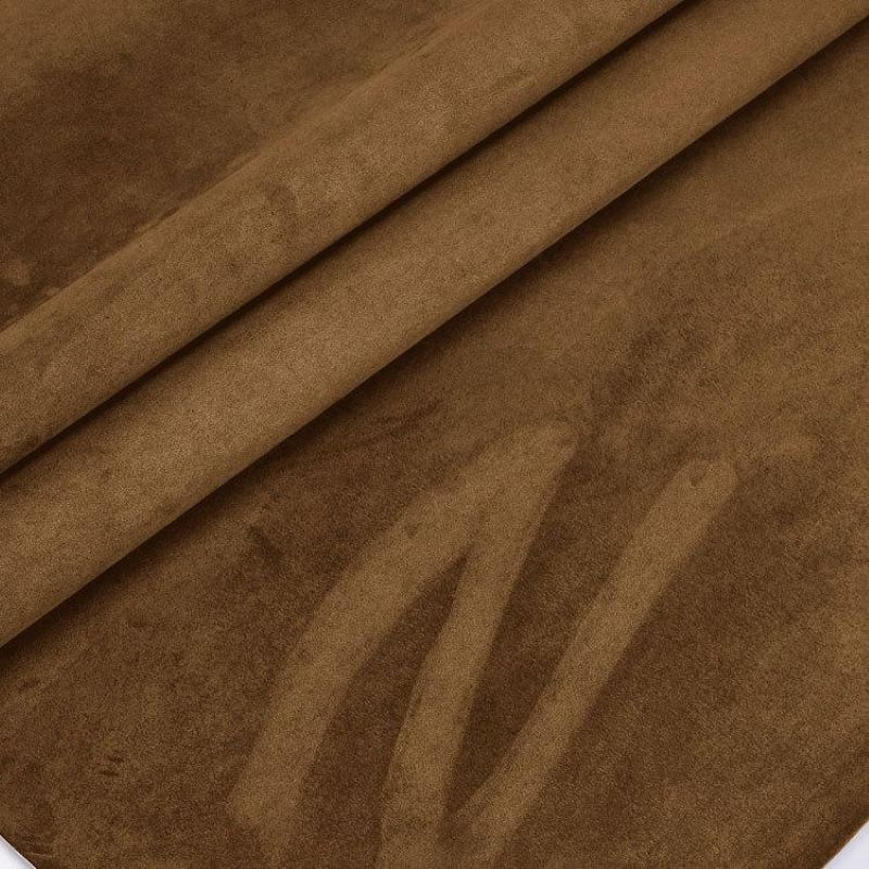 Folie autoadezivă Luxer din piele întoarsă sintetică tip Alcantara, culoare maro deschis, pentru interior auto, mobilă și decor DIY, textură catifelată mată, dimensiuni 150x40 cm. [2]