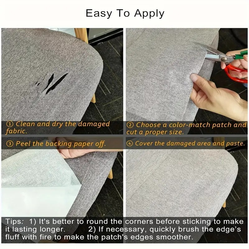 Folie autoadezivă textilă Luxer White, dimensiune 145x50 cm, pentru decor mobilier, reparații canapea și proiecte DIY, material moale cu aspect de țesătură modernă. [9]