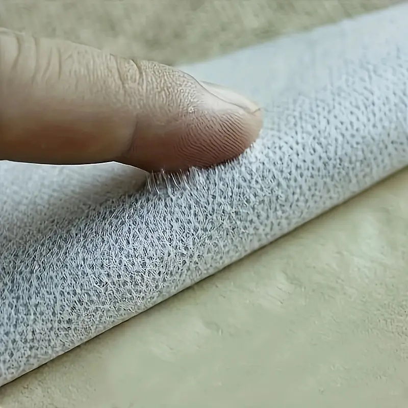 Folie autoadezivă textilă Luxer Cream, dimensiune 145x50 cm, pentru decor mobilier, reparații canapea și proiecte DIY, material moale cu aspect de țesătură modernă. [5]