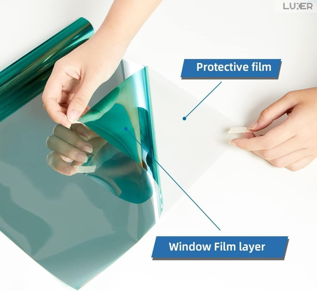 Folie Autoadeziva  pentru Geamuri Termopan, Tip Oglinda, Protectie Solara UV, Efect Privacy, One Way Mirror Window Film, Autocolanta, Pentru Casa/Cladiri, Dimensiuni 200 x 60 cm, Verde, Folie Geam sa nu se vada din exterior, sa nu se vada in casa, autocolant geam termopan leroy merlin dedeman, protectie solara ferestre luxer [12]