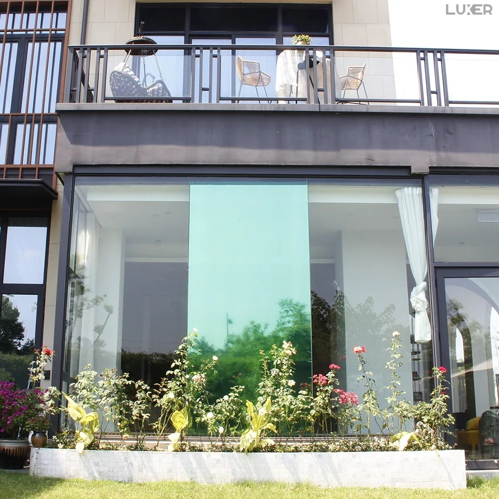 Folie Autoadeziva  pentru Geamuri Termopan, Tip Oglinda, Protectie Solara UV, Efect Privacy, One Way Mirror Window Film, Autocolanta, Pentru Casa/Cladiri, Dimensiuni 200 x 60 cm, Verde, Folie Geam sa nu se vada din exterior, sa nu se vada in casa, autocolant geam termopan leroy merlin dedeman, protectie solara ferestre luxer [5]