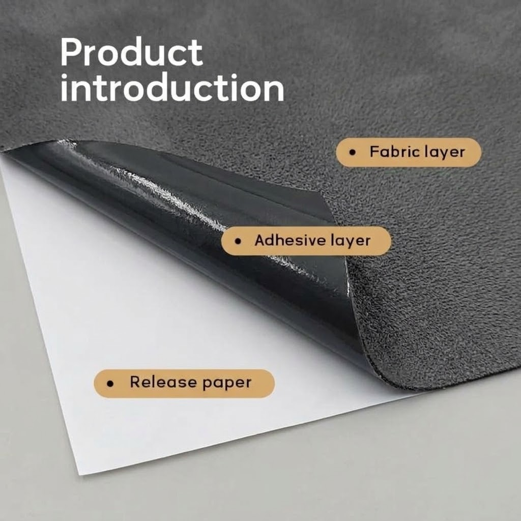 Folie Autoadeziva Piele Intoarsa Ecologica Gri Super Flexibila Interior Auto Rola Mare [7]