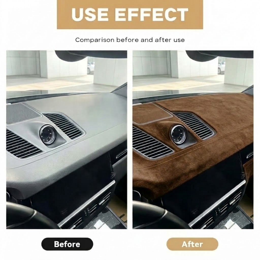 Folie Autoadeziva Piele Intoarsa Ecologica Maro Cafeniu Super Flexibila Interior Auto Rola Mare [7]