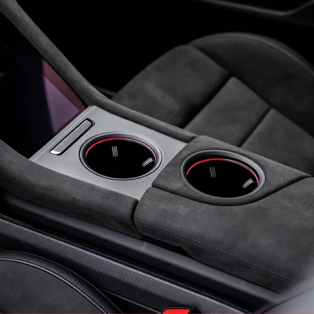 Folie Autoadeziva Piele Intoarsa Ecologica Gri Inchis Super Flexibila Interior Auto Rola Mare [4]