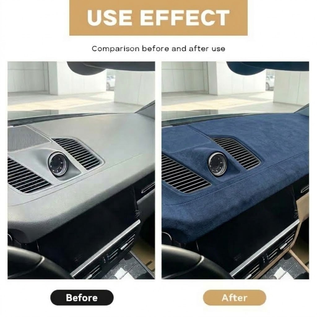 Folie Autoadeziva Piele Intoarsa Ecologica Albastru Inchis Super Flexibila Interior Auto Rola Mare [5]