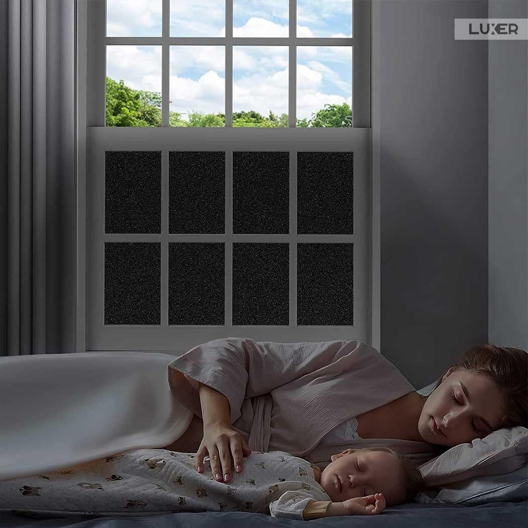 Folie Decorativa Privacy Pentru Geamuri - Home&Office, Protectie UV, Model - Negru Mat BlackOut, Dimensiuni 200x60 cm, Luxer, Folie decorativă privacy Folie pentru geamuri Folie protectie UV Folie Negru Mat Folie Blackout Folie decorativă pentru geamuri Folie privacy pentru birou Folie pentru home office Folie decorativă Luxer Folie pentru intimitate geamuri Folie decorativă 200x60 cm [4]