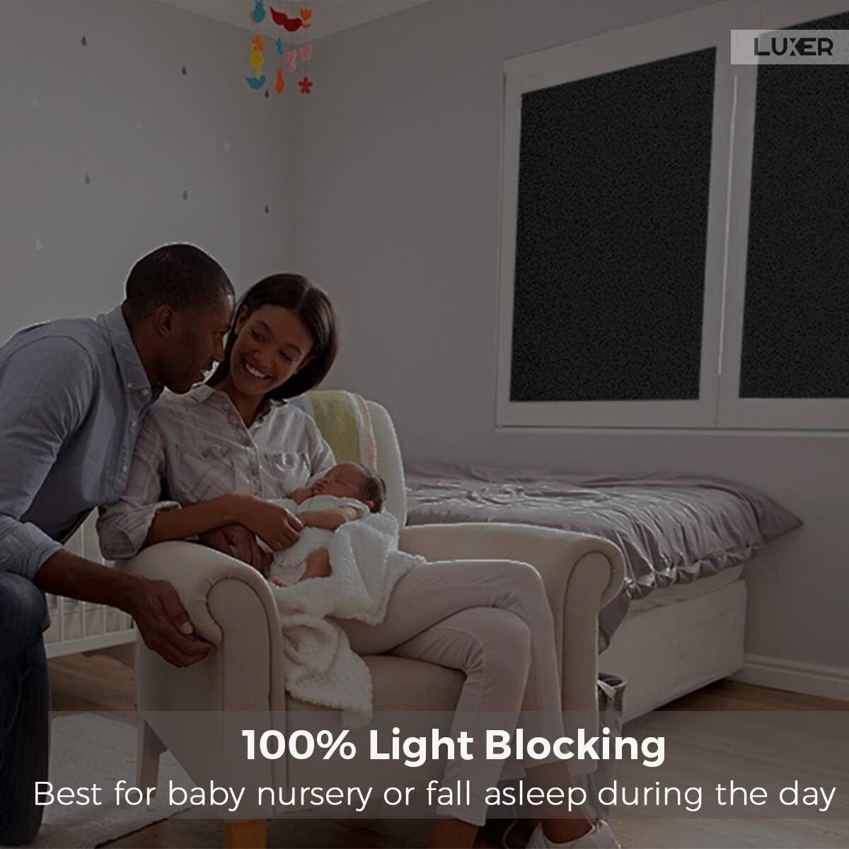 Folie Decorativa Privacy Pentru Geamuri - Home&Office, Protectie UV, Model - Negru Mat BlackOut, Dimensiuni 200x60 cm, Luxer, Folie decorativă privacy Folie pentru geamuri Folie protectie UV Folie Negru Mat Folie Blackout Folie decorativă pentru geamuri Folie privacy pentru birou Folie pentru home office Folie decorativă Luxer Folie pentru intimitate geamuri Folie decorativă 200x60 cm [3]