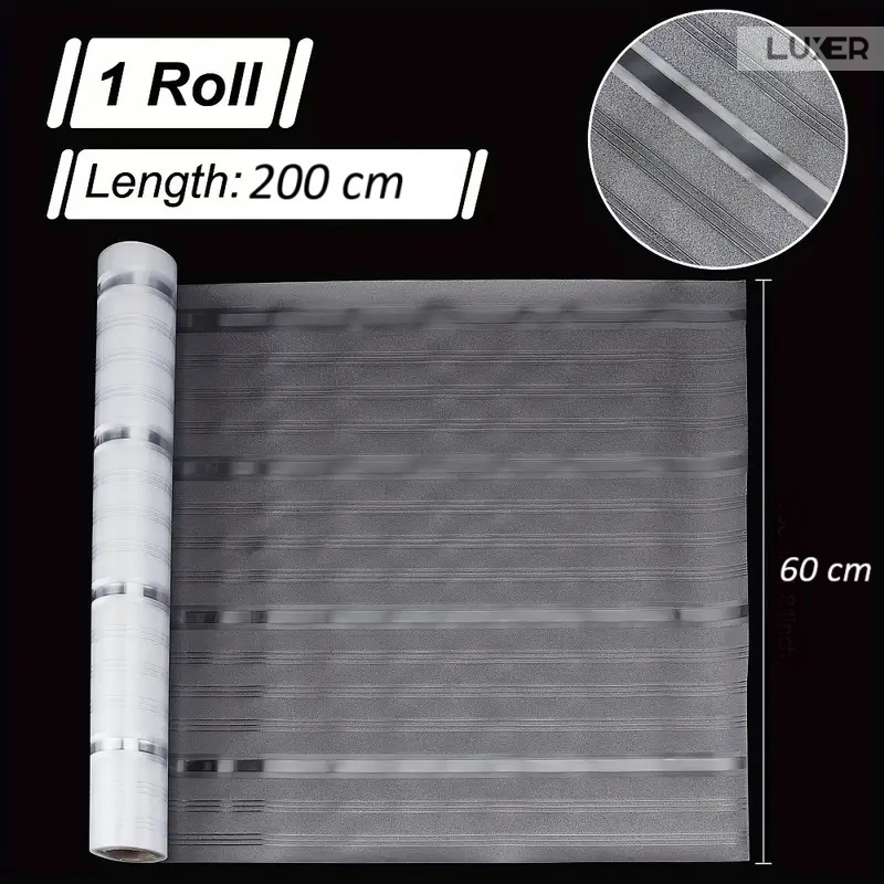 Folie Decorativa Privacy Pentru Geamuri - Home&Office, Protectie UV, Model - Strips Pattern, Dimensiuni 200x60 cm, Luxer, Folie decorativă privacy Folie pentru geamuri Folie protectie UV Folie geam dungi orizontale Folie decorativă pentru geamuri Folie privacy pentru birou Folie pentru home office Folie decorativă Luxer Folie pentru intimitate geamuri Folie decorativă 200x60 cm [10]