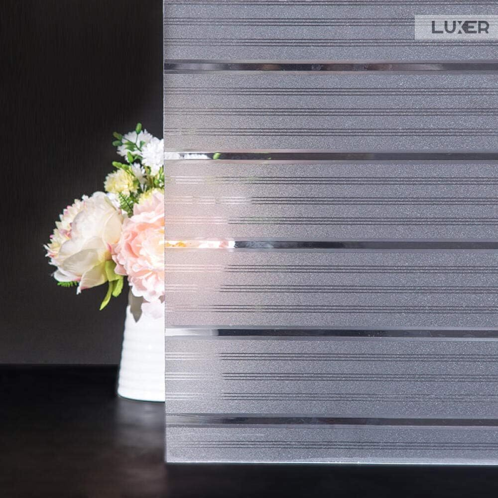 Folie Decorativa Privacy Pentru Geamuri - Home&Office, Protectie UV, Model - Strips Pattern, Dimensiuni 200x60 cm, Luxer, Folie decorativă privacy Folie pentru geamuri Folie protectie UV Folie geam dungi orizontale Folie decorativă pentru geamuri Folie privacy pentru birou Folie pentru home office Folie decorativă Luxer Folie pentru intimitate geamuri Folie decorativă 200x60 cm [8]