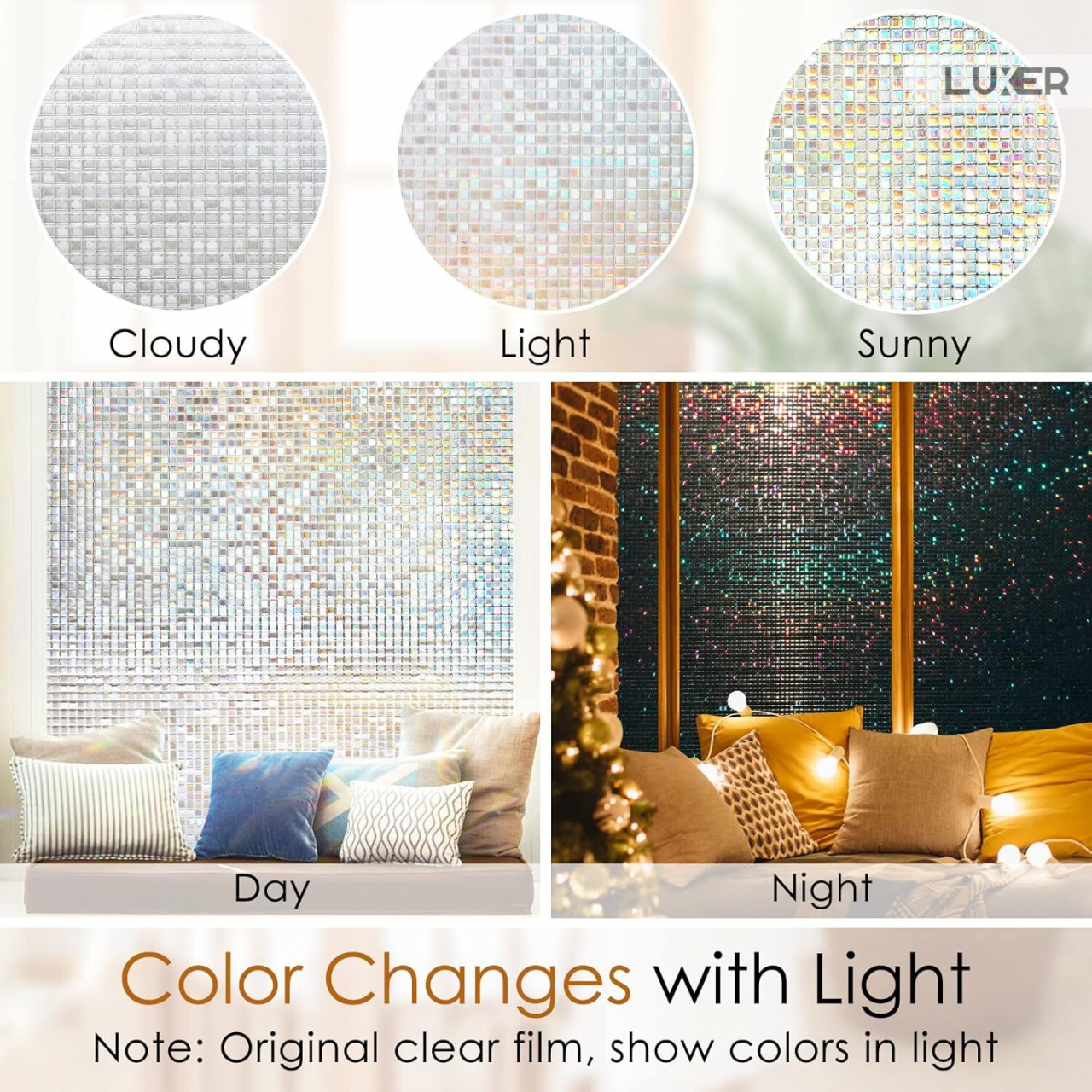 Folie Decorativa Privacy Pentru Geamuri - Home&Office, Protectie UV, Model - Mozaic Holografic, Dimensiuni 200x60 cm, Luxerfolie decorativă geamuri folie semi-privacy geamuri protecție UV geamuri folie dungi geamuri folie decorativă home office folie geamuri birou folie decorativă modernă folie geamuri pentru intimitate accesorii geamuri casă folie decorativă ușor de aplicat folie pentru ferestre moderne folie decorativă UV rezistentă folie dungi decorative folie geamuri semi-transparentă folie decorativă interior folie pentru ferestre birou folie geamuri anti-UV decorare geamuri casă folie decorativă mată protecție solară ferestre [7]