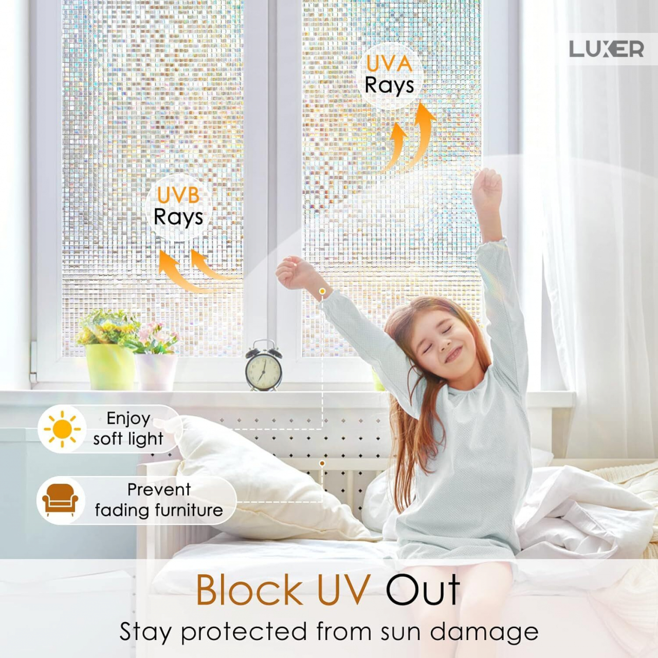 Folie Decorativa Privacy Pentru Geamuri - Home&Office, Protectie UV, Model - Mozaic Holografic, Dimensiuni 200x60 cm, Luxerfolie decorativă geamuri folie semi-privacy geamuri protecție UV geamuri folie dungi geamuri folie decorativă home office folie geamuri birou folie decorativă modernă folie geamuri pentru intimitate accesorii geamuri casă folie decorativă ușor de aplicat folie pentru ferestre moderne folie decorativă UV rezistentă folie dungi decorative folie geamuri semi-transparentă folie decorativă interior folie pentru ferestre birou folie geamuri anti-UV decorare geamuri casă folie decorativă mată protecție solară ferestre [9]