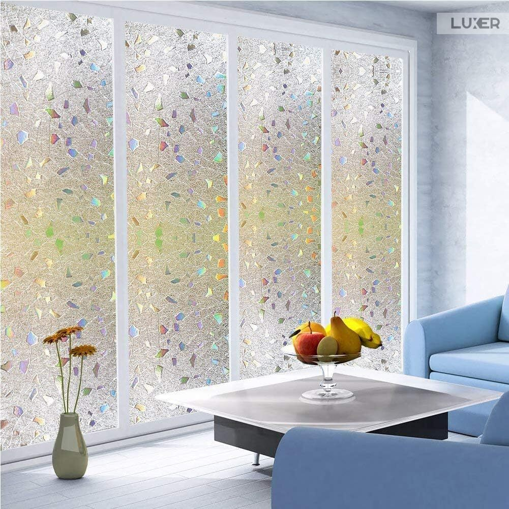 Folie Decorativa Privacy Pentru Geamuri - Home&Office, Protectie UV, Model - Geometric Holografic, Dimensiuni 200x60 cm, Luxer folie decorativă geamuri folie semi-privacy geamuri protecție UV geamuri folie dungi geamuri folie decorativă home office folie geamuri birou folie decorativă modernă folie geamuri pentru intimitate accesorii geamuri casă folie decorativă ușor de aplicat folie pentru ferestre moderne folie decorativă UV rezistentă folie dungi decorative folie geamuri semi-transparentă folie decorativă interior folie pentru ferestre birou folie geamuri anti-UV decorare geamuri casă folie decorativă mată protecție solară ferestre [8]