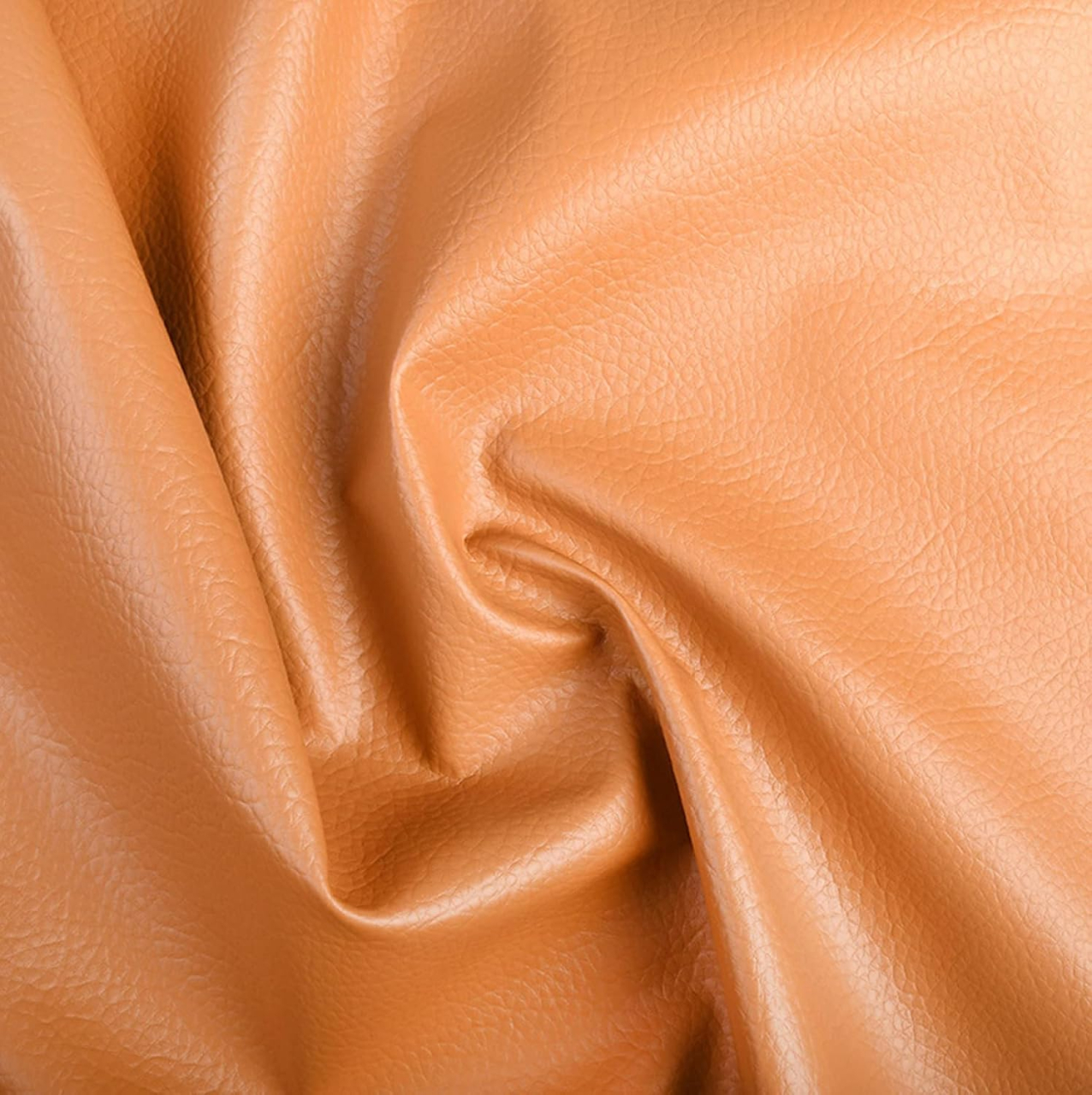 Folie din piele ecologică autoadezivă Luxer, Caramel Brown, dimensiune 137x60 cm, ideală pentru recondiționare canapea, scaun sau interior auto. [3]