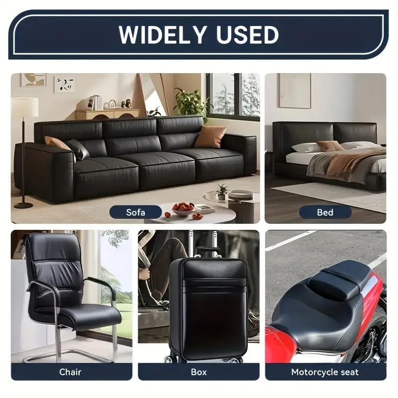 Folie din piele ecologică autoadezivă Luxer, Wine Red, dimensiune 137x60 cm, ideală pentru recondiționare canapea, scaun sau interior auto. [9]