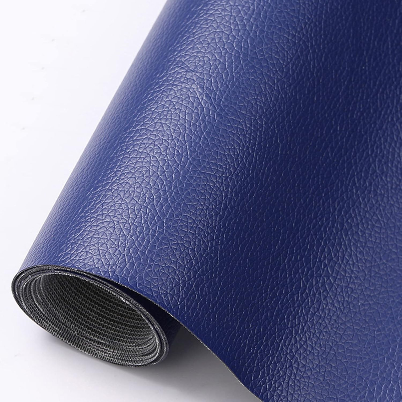 Folie din piele ecologică autoadezivă Luxer, Albastru Royal, dimensiune 137x60 cm, ideală pentru recondiționare canapea, scaun sau interior auto. [1]