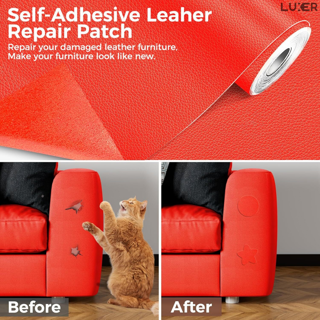 Folie Autoadeziva Imitatie Piele pentru Reconditionare Genti Canapele Scaune Tapiterie Auto Scaun Auto din Piele Sintetica Luxer [4]