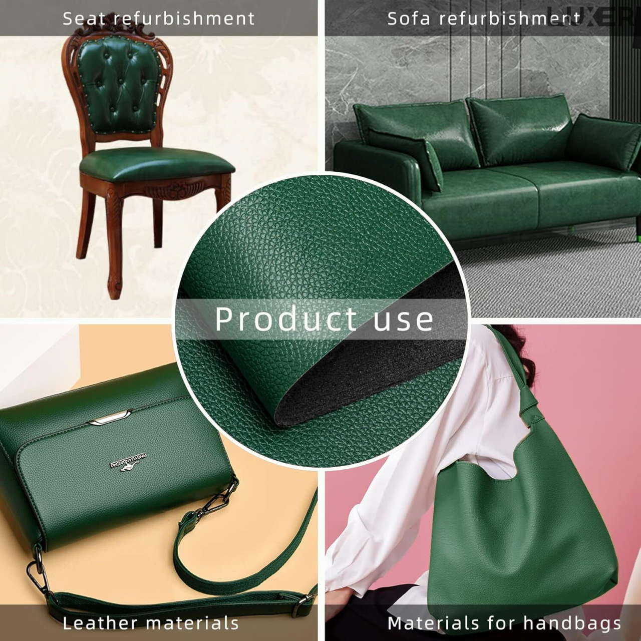 Folie Autoadeziva Imitatie Piele pentru Reconditionare Genti Canapele Scaune Tapiterie Auto Scaun Auto din Piele Sintetica Luxer [3]