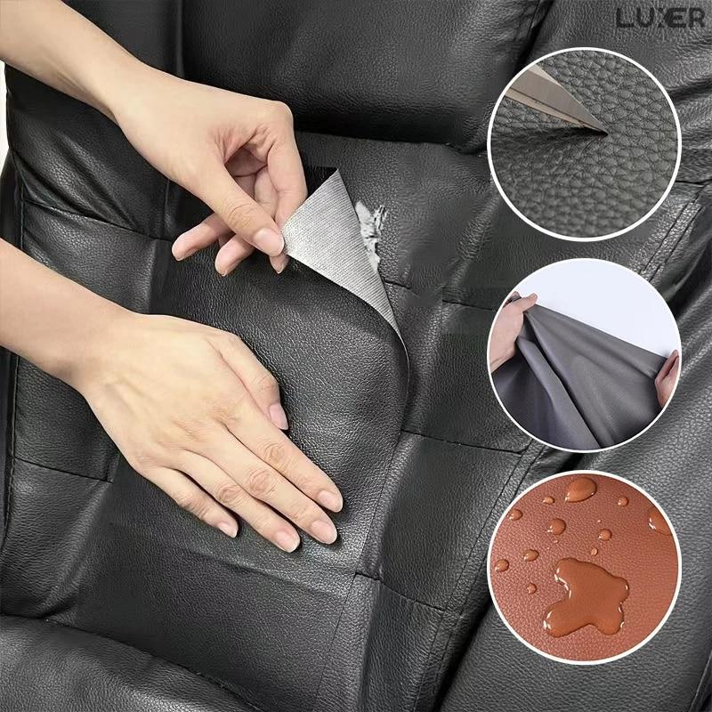 Folie Autoadeziva Imitatie Piele pentru Reconditionare Genti Canapele Scaune Tapiterie Auto Scaun Auto din Piele Sintetica Luxer [2]