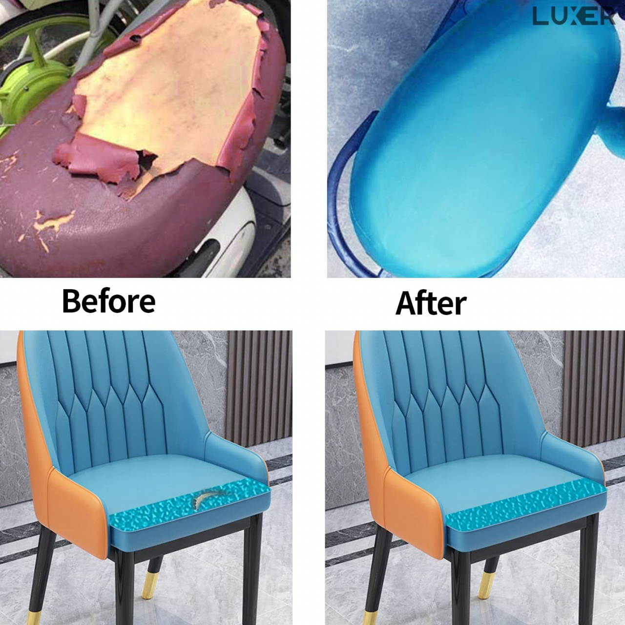 Folie Autoadeziva Imitatie Piele pentru Reconditionare Genti Canapele Scaune Tapiterie Auto Scaun Auto din Piele Sintetica Luxer [2]