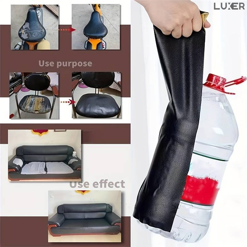 Folie Autoadeziva Imitatie Piele pentru Reconditionare Genti Canapele Scaune Tapiterie Auto Scaun Auto din Piele Sintetica Luxer [3]