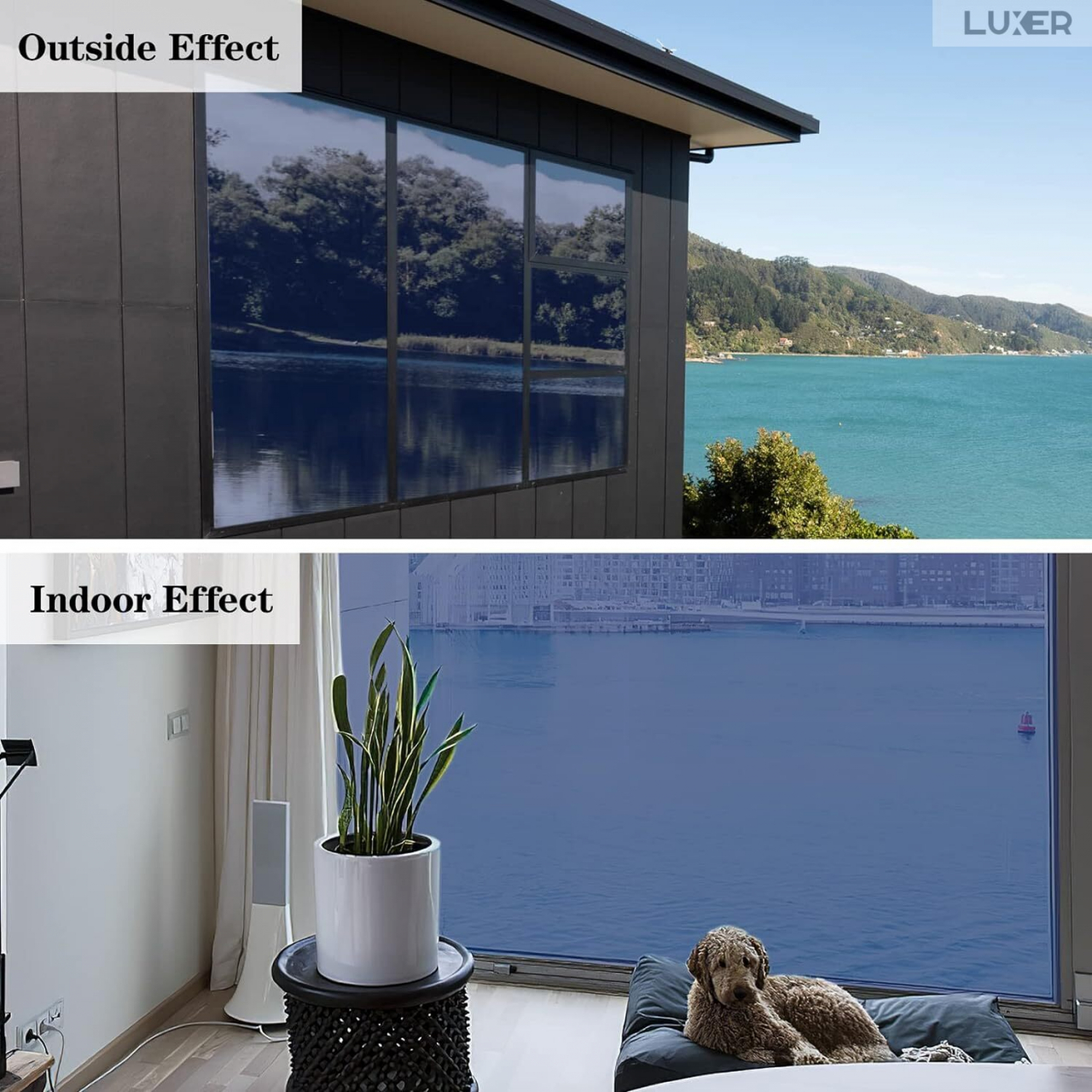 Folie Autoadeziva  pentru Geamuri Termopan, Tip Oglinda, Protectie Solara UV, Efect Privacy, One Way Mirror Window Film, Autocolanta, Pentru Casa/Cladiri, Dimensiuni 200 x 60 cm, Albastru, Folie Geam sa nu se vada din exterior, sa nu se vada in casa, autocolant geam termopan leroy merlin dedeman, protectie solara ferestre luxer [10]