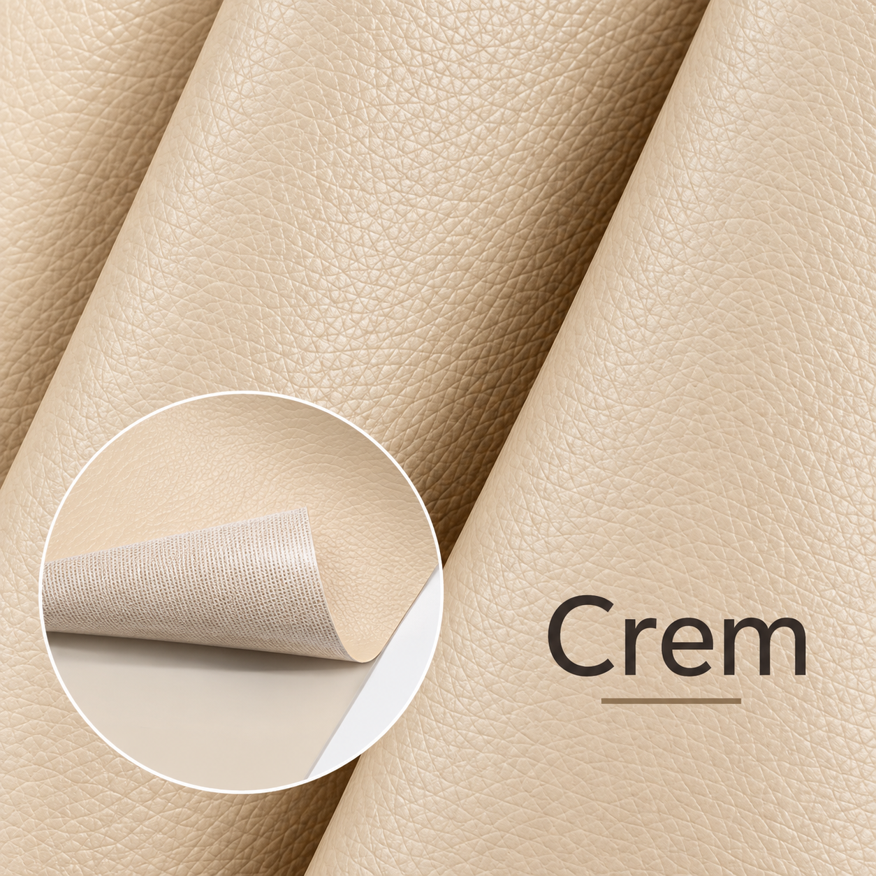 Folie piele ecologica autoadeziva crem deschis 85x300 cm - Luxer [2]