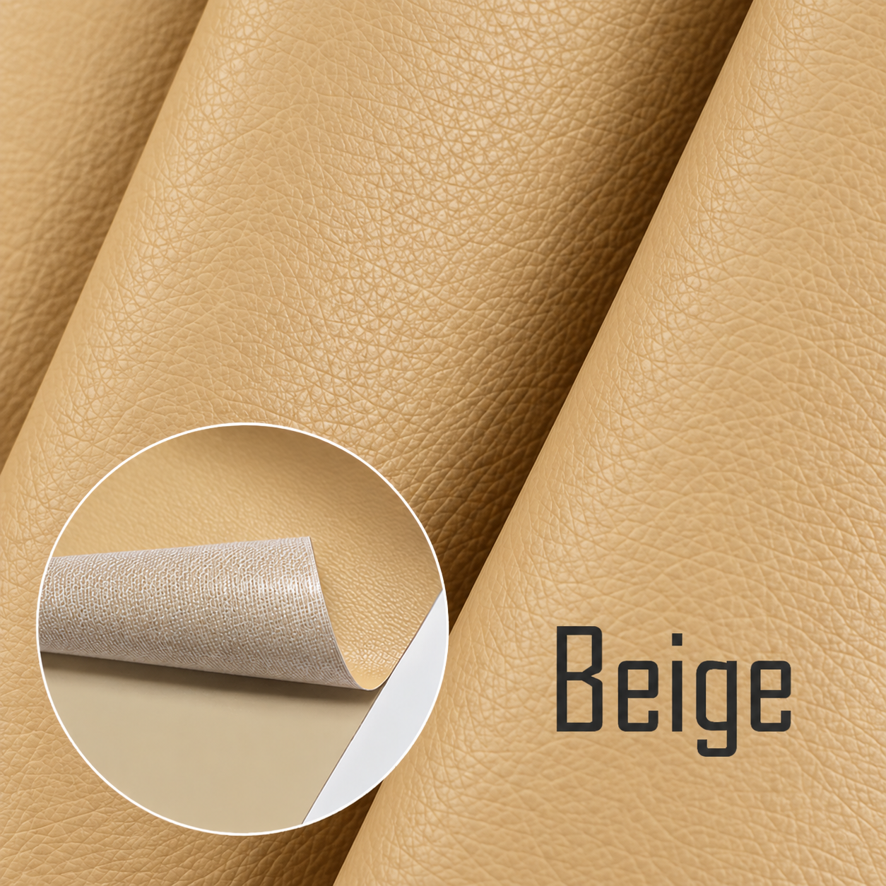 Folie piele ecologica autoadeziva beige 85x300 cm - Luxer [2]