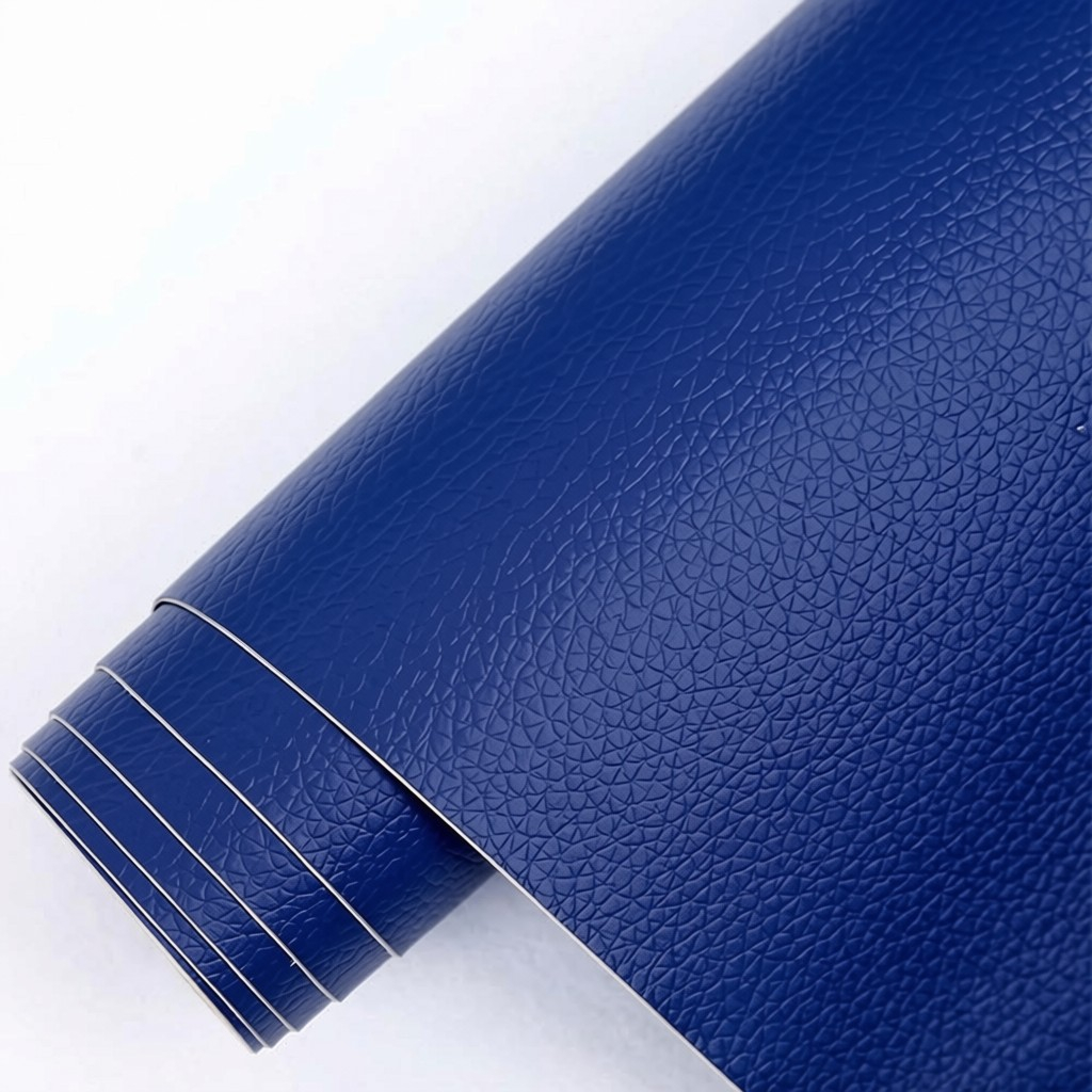 Folie piele ecologica autoadeziva albastru royal 85x300 cm - Luxer [3]