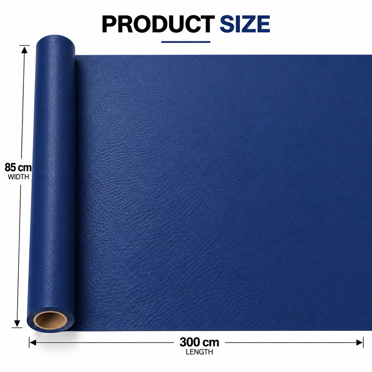Folie piele ecologica autoadeziva albastru royal 85x300 cm - Luxer [4]