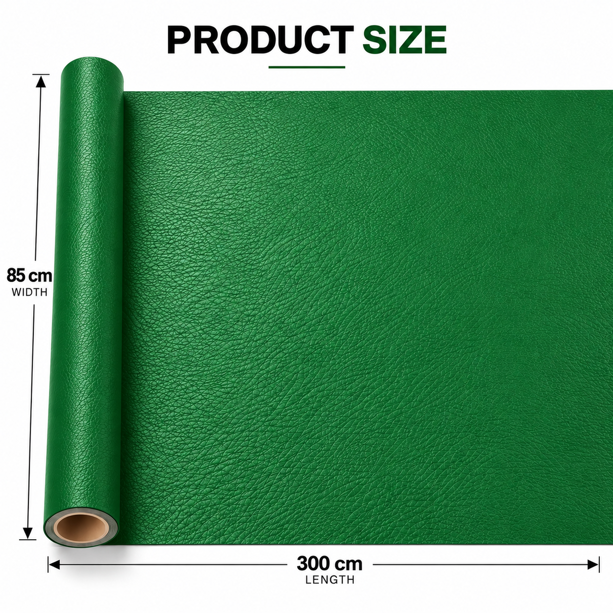Folie piele ecologica autoadeziva verde 85x300 cm - Luxer [5]