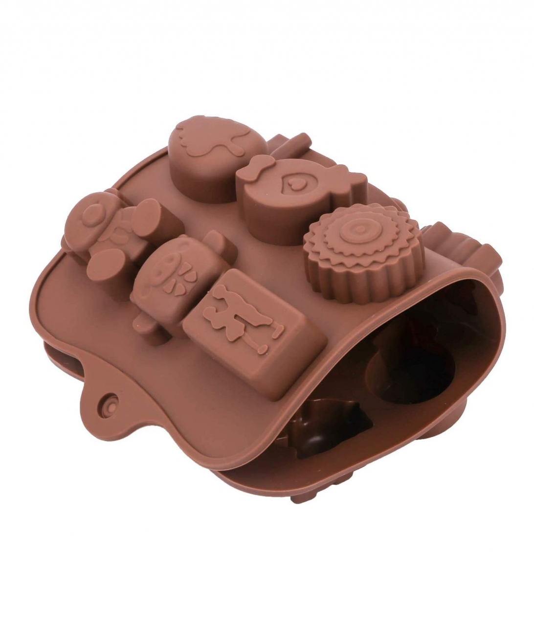 Forma Din Silicon Pentru Bomboane De Ciocolata Sau Jeleuri, 15 Figurine Jucarii, 21x10.7 cm, Luxer, Forma Ciocoalata Plastic / Silicon , Matrita Ciocolata de Casa in forma de Tablete de Ciocolata [7]