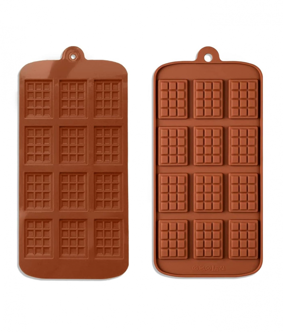 Forma Din Silicon Pentru Bomboane De Ciocolata Sau Jeleuri, 12 x Forma Mini Ciocolata, 22.5x10.5 cm, Luxer, Forma Ciocoalata Plastic / Silicon , Matrita Ciocolata de Casa in forma de Tablete de Ciocolata [1]
