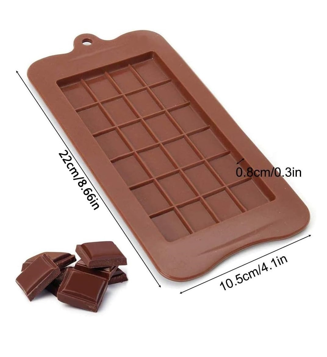 Forma Din Silicon Pentru Ciocolata Dubai De Casa, Tableta cu 6x4 Patratele, Forma Ciocoalata Plastic / Silicon , Matrita Ciocolata de Casa in forma de Tablete de Ciocolata [12]