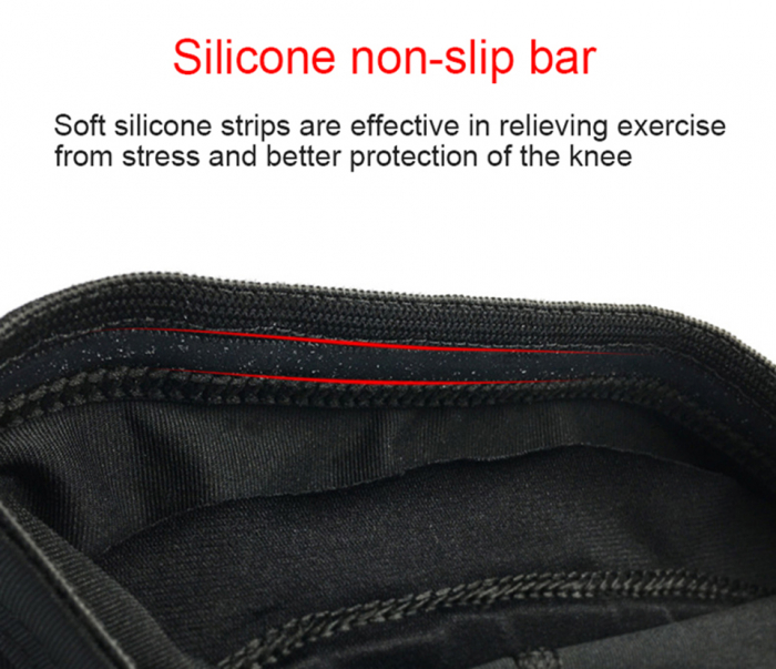 Genunchiera Elastica cu Tampon de Protectie Luxer, Unisex, 46 cm, genunchiere ortopedice decathlon pentru baschet volei handbal nike tarmak compresive nike pentru suport al genunchiului si al ligamentelor medicale ieftin luxer [9]