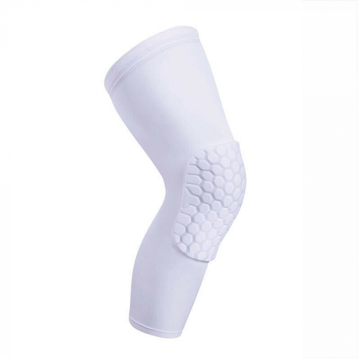 Genunchiera Elastica cu Tampon de Protectie Luxer, Unisex, 46 cm, genunchiere ortopedice decathlon pentru baschet volei handbal nike tarmak compresive nike pentru suport al genunchiului si al ligamentelor medicale ieftin luxer [1]