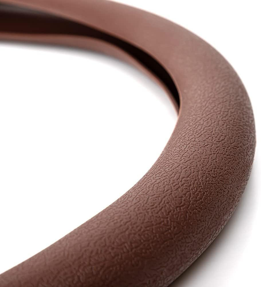 Husa Volan Silicon Elastica Universala pentru Dacia Bmw Golf Audi Renault Logan Opel Vw Ford Passat Skoda Hyundai Mazda Neagra Gri Rosu Roz Bej Maro Albastru Verde Antiderapanta e90 f10 e46 Ieftina Luxer [2]