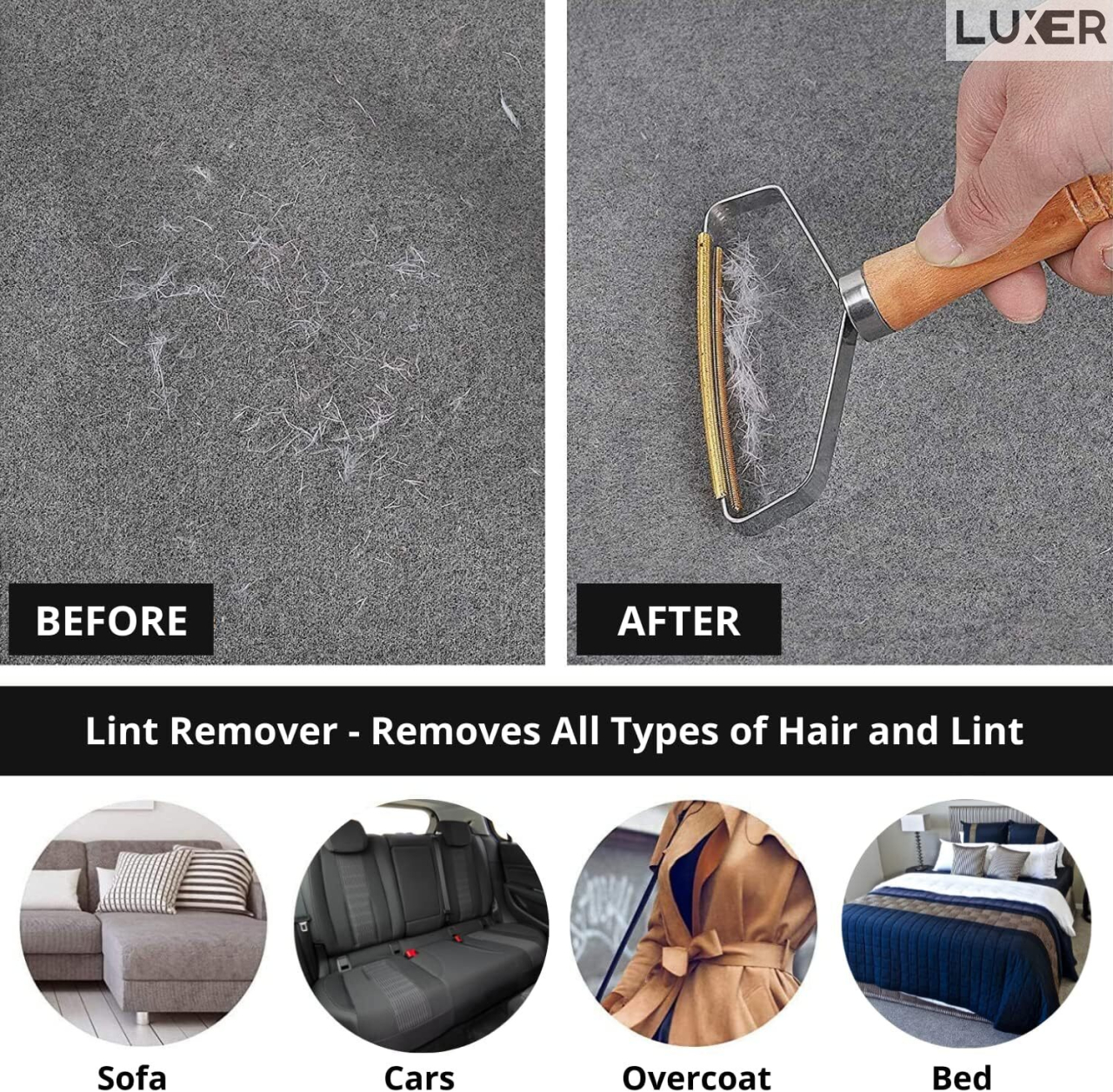 Instrument manual Luxer indepartare scame si par animale lama cupru [4]