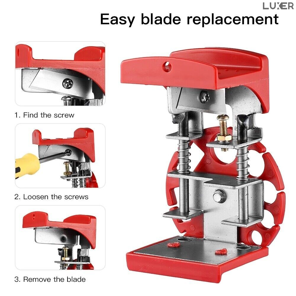 Instrument pentru Dezizolarea Cablurilor, Universal, 14 dimensiuni, Compact, 12 x 7.5 x 7.5 cm, Rosu, Luxer, Decablator, Dezizolare Cablu/Fire Electric Cleste Dezizolat Automat Honrbach Brico Depot Olx Leroy ieftin Luxer [13]