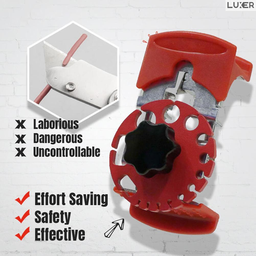 Instrument pentru Dezizolarea Cablurilor, Universal, 14 dimensiuni, Compact, 12 x 7.5 x 7.5 cm, Rosu, Luxer, Decablator, Dezizolare Cablu/Fire Electric Cleste Dezizolat Automat Honrbach Brico Depot Olx Leroy ieftin Luxer [10]