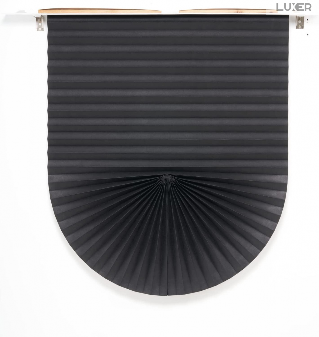 Set 4 Jaluzele Plisate cu Sistem de Prindere Autoadeziv Luxer, Dimensiuni 150X60 cm, Alb, jaluzele geamuri mansarda rulou dedeman velux leroy merlin pentru ferestre interior hornbach ieftine luxer [8]