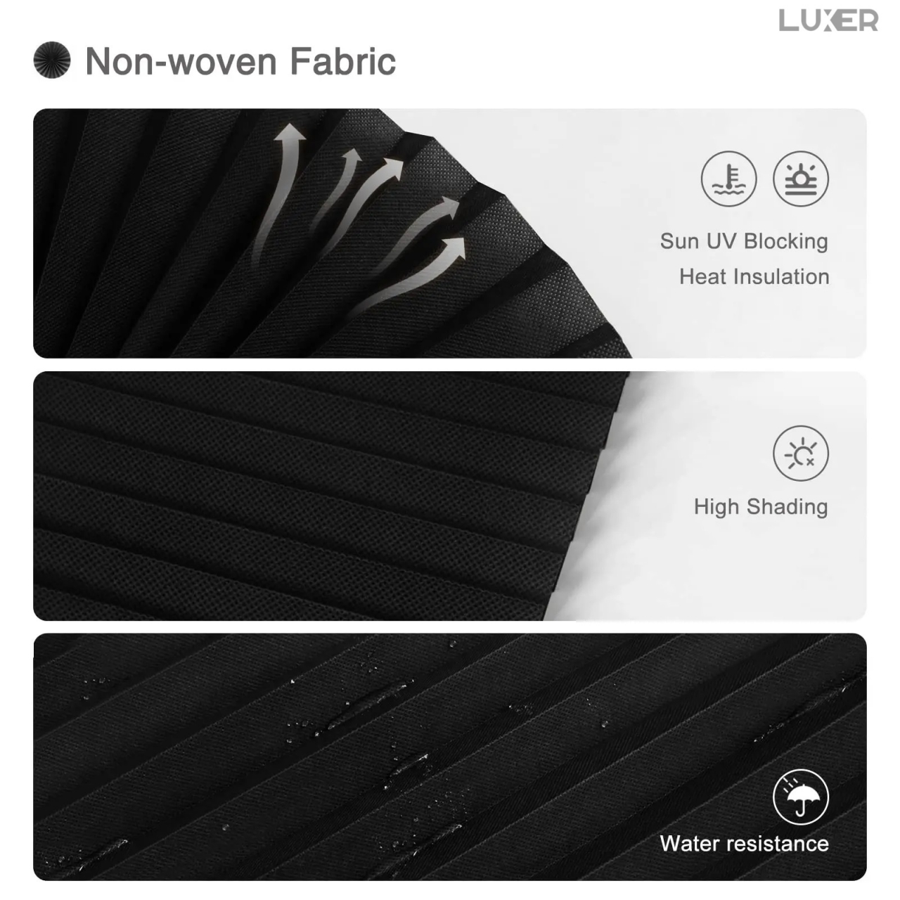 Set 4 Jaluzele Plisate cu Sistem de Prindere Autoadeziv Luxer, Dimensiuni 150X60 cm, Alb, jaluzele geamuri mansarda rulou dedeman velux leroy merlin pentru ferestre interior hornbach ieftine luxer [13]