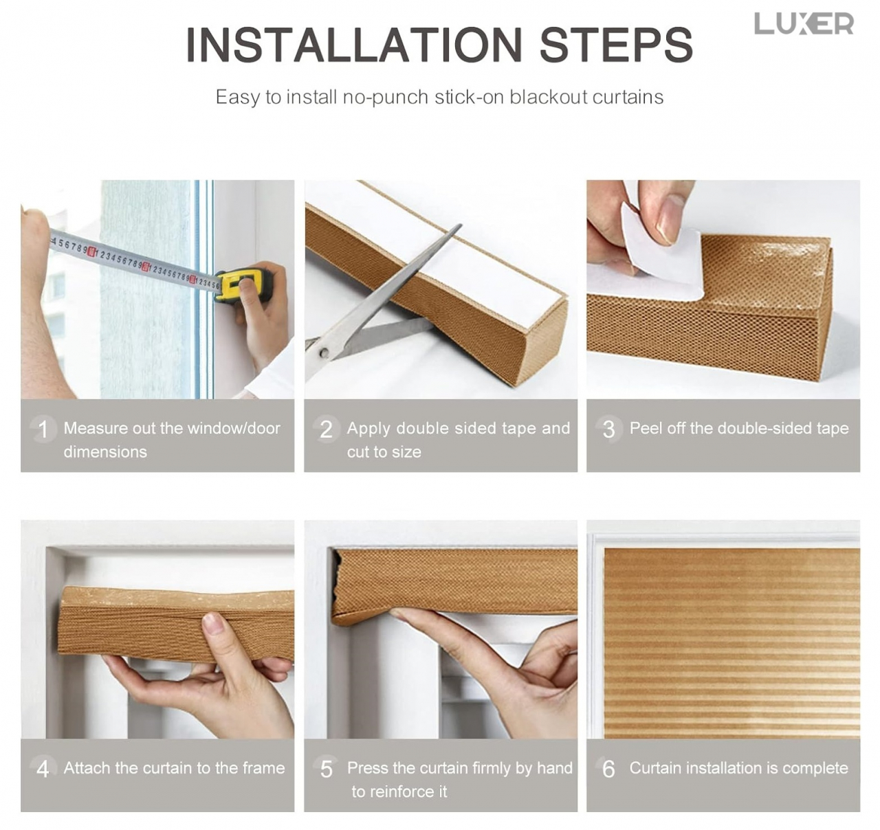 Set 2 Jaluzele Plisate cu Sistem de Prindere Autoadeziv Luxer, Dimensiuni 150X60 cm, Alb, jaluzele geamuri mansarda rulou dedeman velux leroy merlin pentru ferestre interior hornbach ieftine luxer [10]