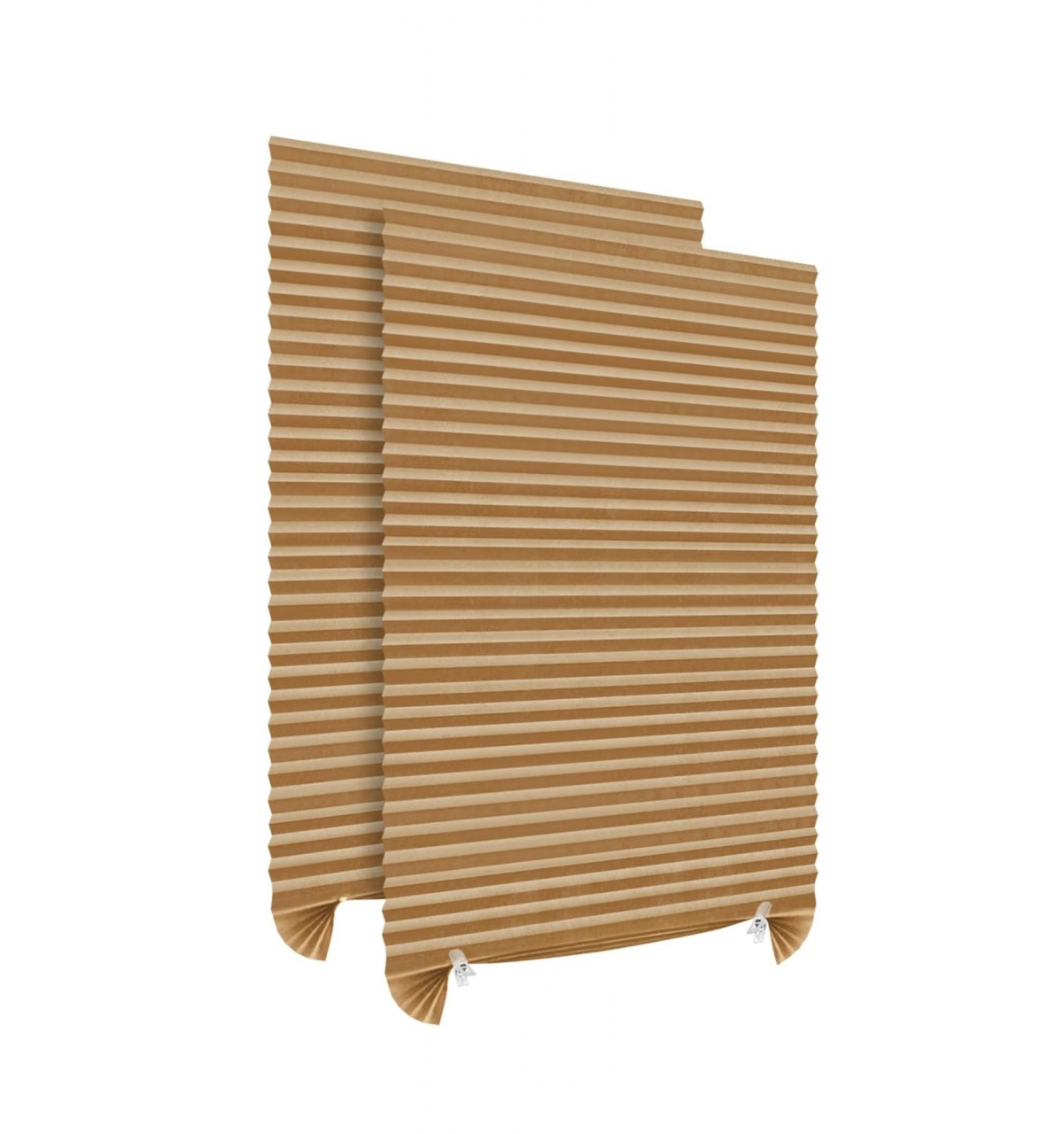 Set 2 Jaluzele Plisate cu Sistem de Prindere Autoadeziv Luxer, Dimensiuni 150X60 cm, Alb, jaluzele geamuri mansarda rulou dedeman velux leroy merlin pentru ferestre interior hornbach ieftine luxer [1]