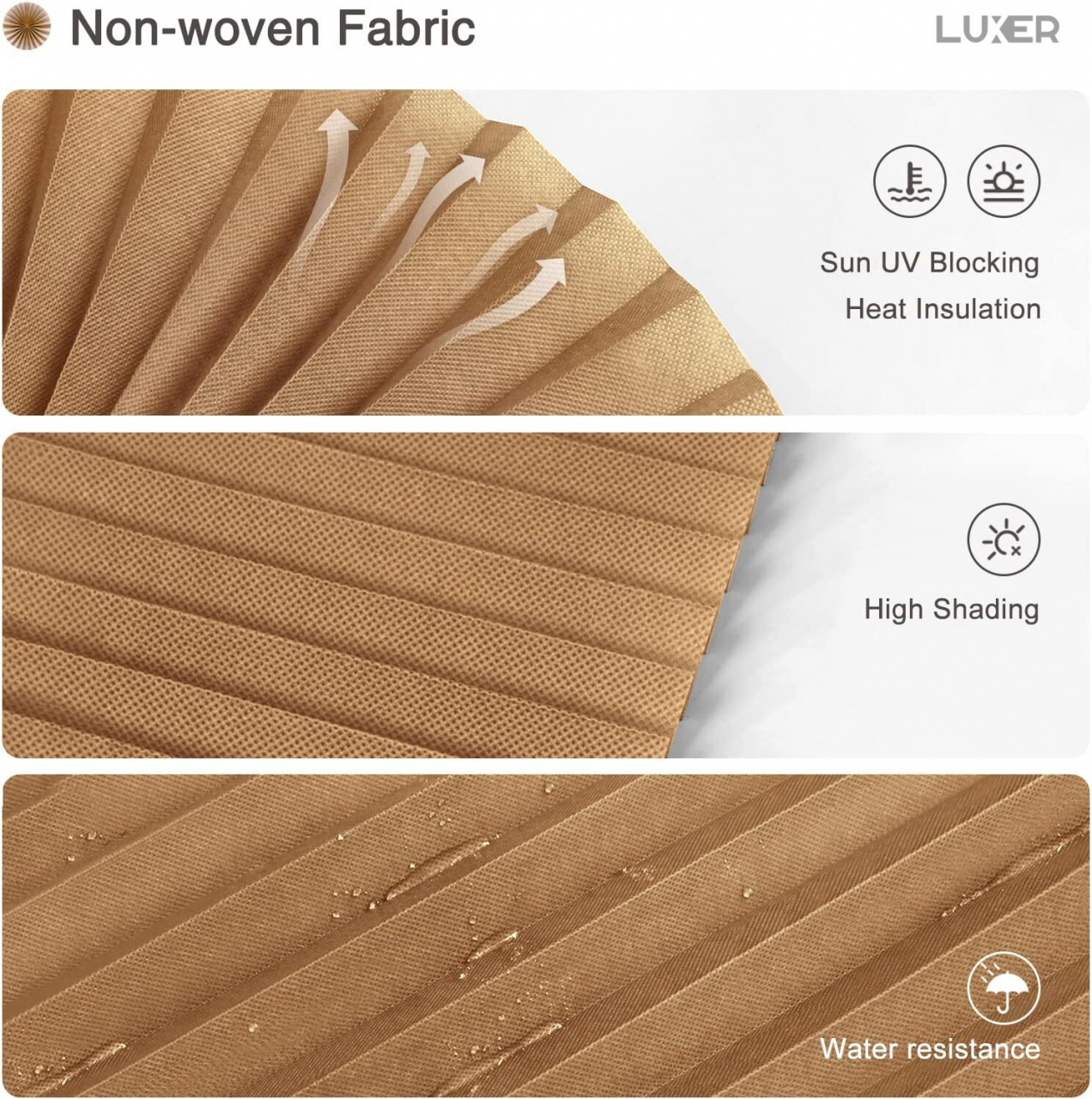 Set 2 Jaluzele Plisate cu Sistem de Prindere Autoadeziv Luxer, Dimensiuni 150X60 cm, Alb, jaluzele geamuri mansarda rulou dedeman velux leroy merlin pentru ferestre interior hornbach ieftine luxer [8]